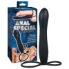 Strap-on nakładka na penisa dildo analne z pierścieniem na jądra 15 cm